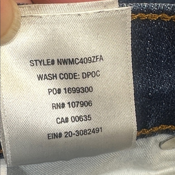 HUDSON Natalie Mid Rise Ankle Super Skinny Jeans Size 26 Dark Wash - Picture 10 of 12